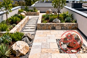 بهترین سنگ مناسب روف گاردن ۱۴۰۴ + راهنمای کامل انتخاب سنگ برای روف