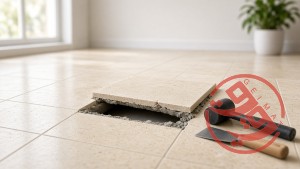 علت لق شدن سنگ کف چیست؟ دلایل، تشخیص و روش لق گیری