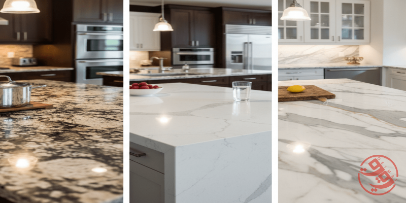 سنگ روی کابینت | جدید ترین سنگ روی کابینت