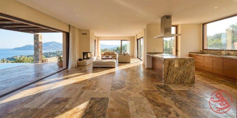 سنگ مناسب کف ویلا