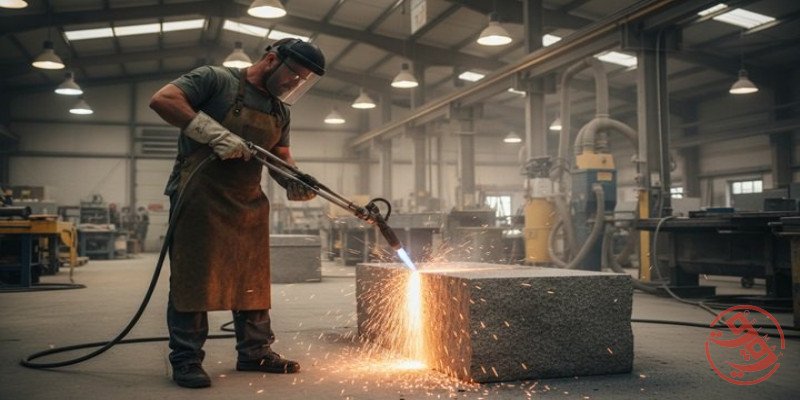 منظور از فلیم کردن سنگ چیست؟ بررسی کامل فرآوری Flame روی سنگ