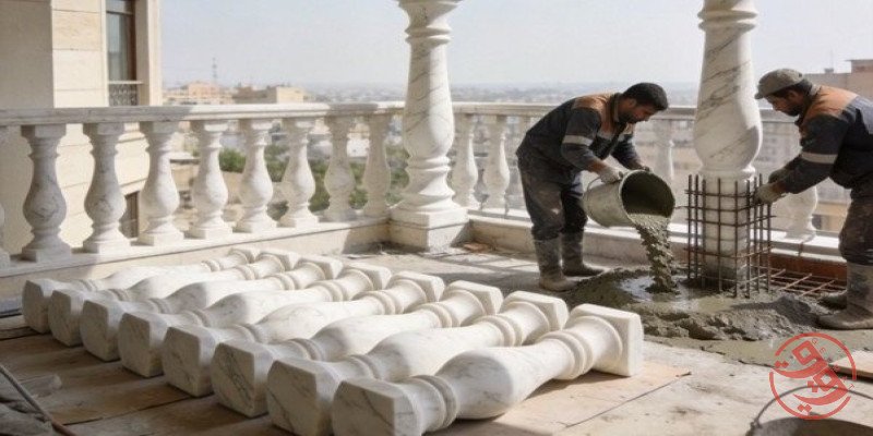 نصب نرده سنگی