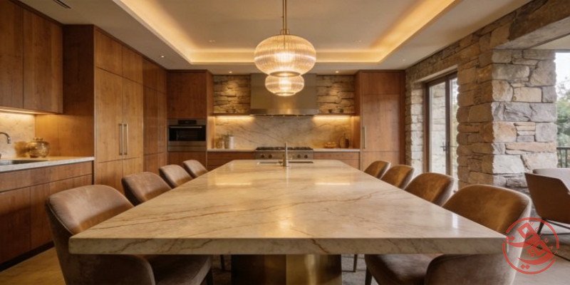 راهنمای انتخاب بهترین سنگ برای میز ناهار خوری در 2026