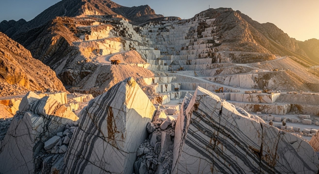معادن سنگ مرمریت در ایران