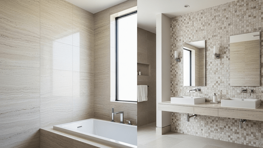 برای سنگ حمام مستر اسلب بهتر است یا موزاییک 