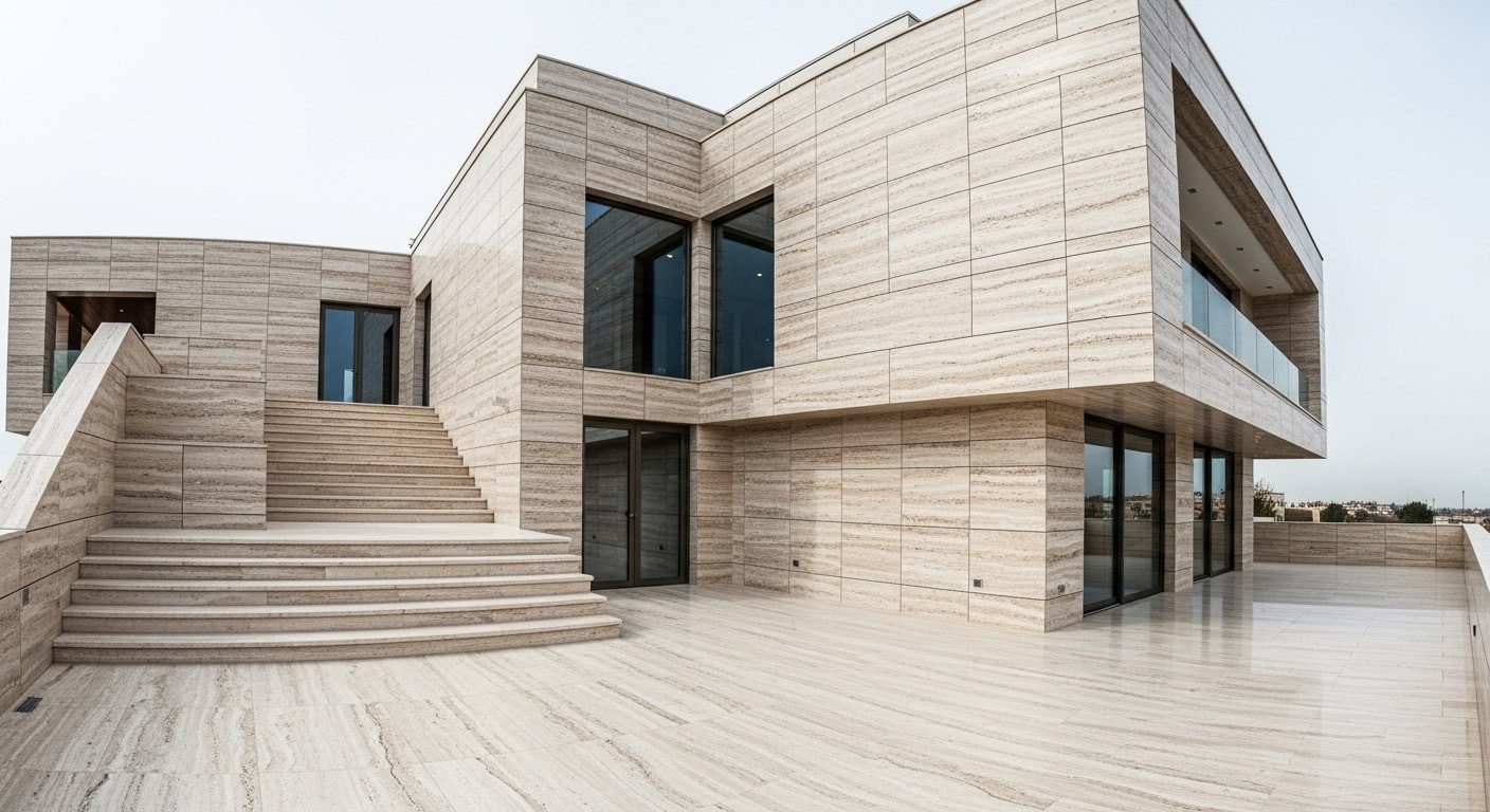 کاربرد سنگ تراورتن عباس آباد