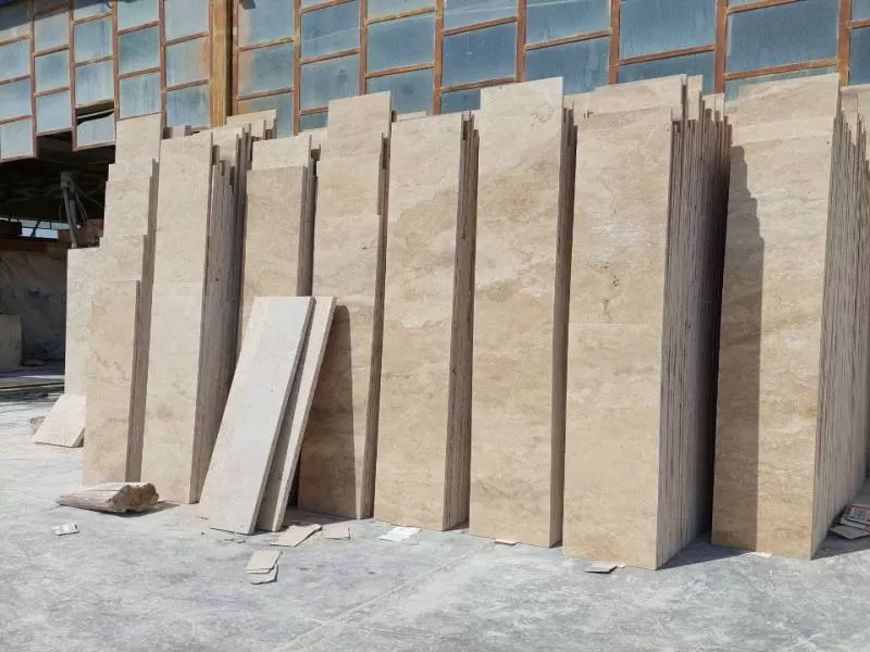  سنگ تراورتن عسلی کاشان